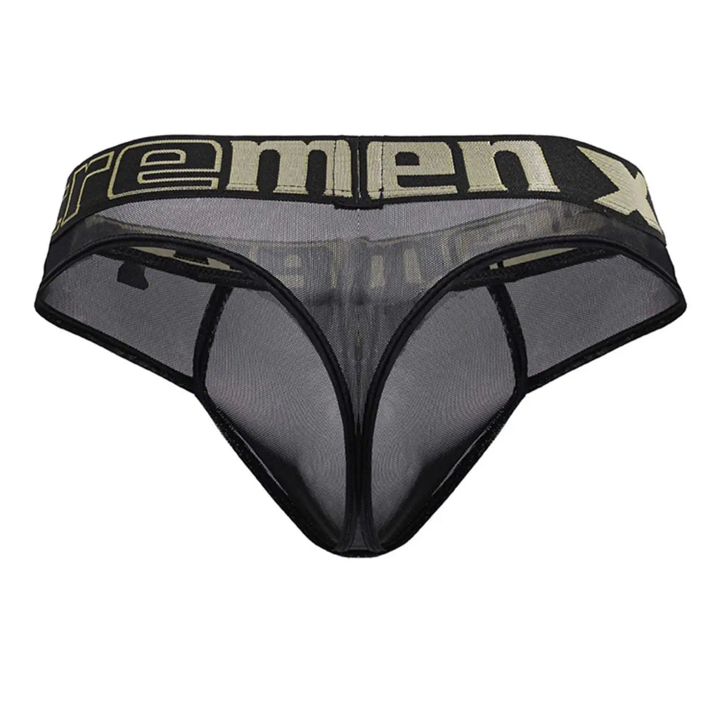 Xtremen 남성용 속옷 91235 마이크로파이버 텅 색상 블랙