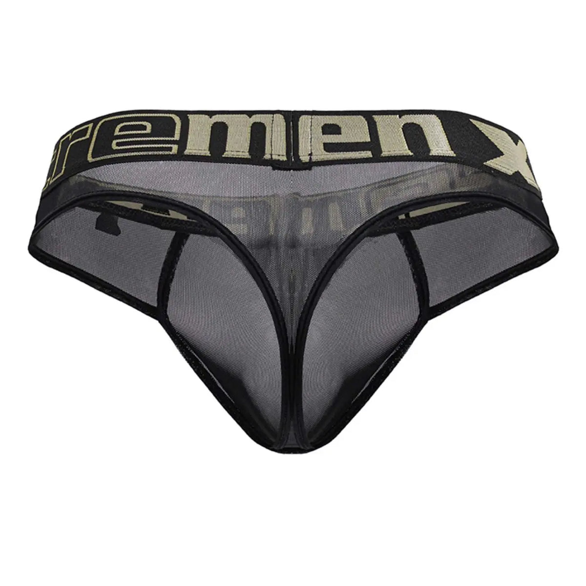 Xtremen 남성용 속옷 91235 마이크로파이버 텅 색상 블랙