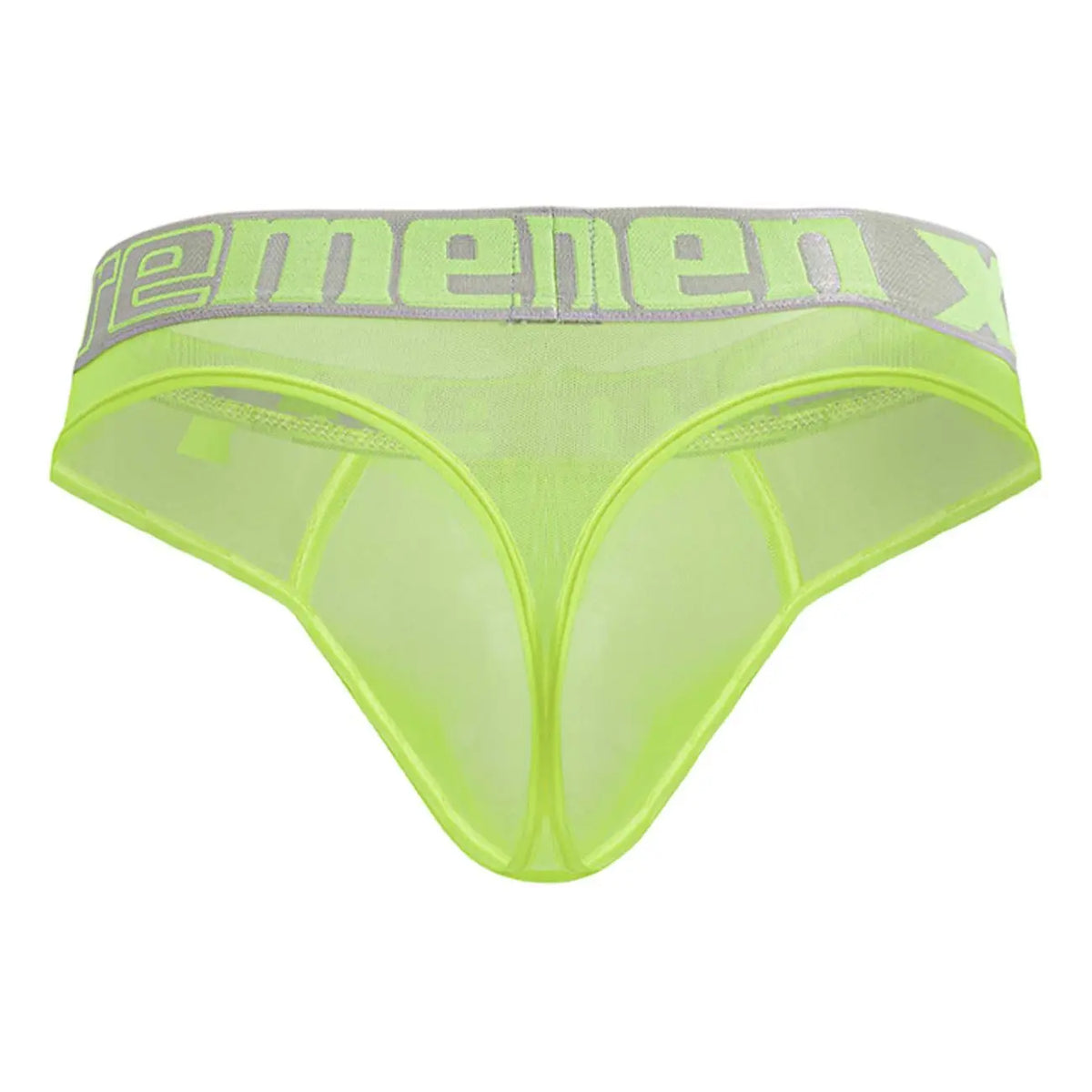 Xtremen 남성 속옷 91235 마이크로파이버 끈팬티 색상 네온 그린