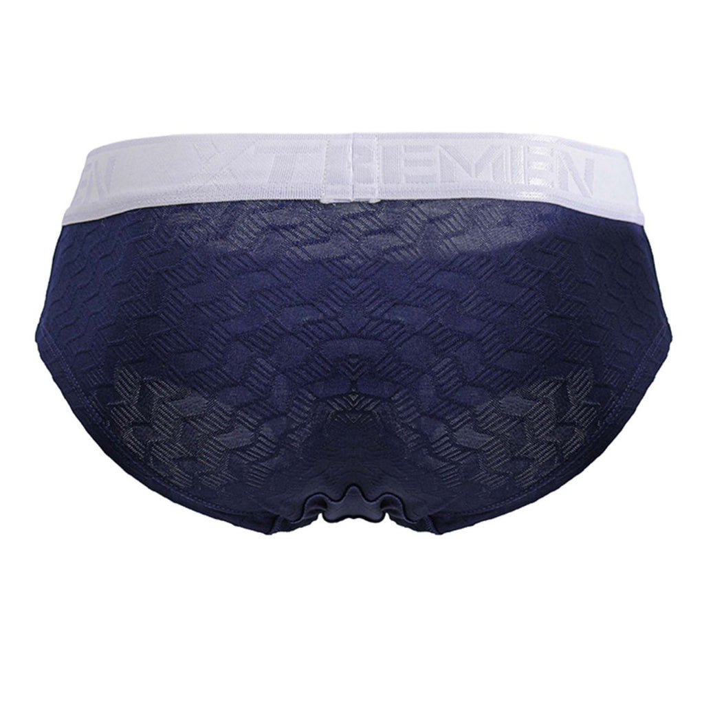 Xtremen 남성 속옷 91242 마이크로파이버 브리프 다크블루