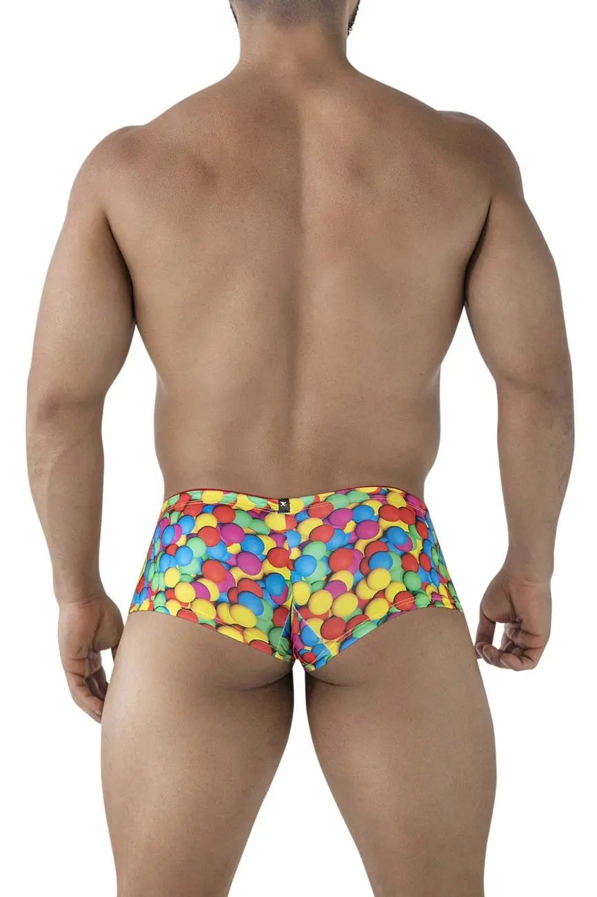 Xtremen Men's Underwear 91249 Printed Trunks Color Bubbles