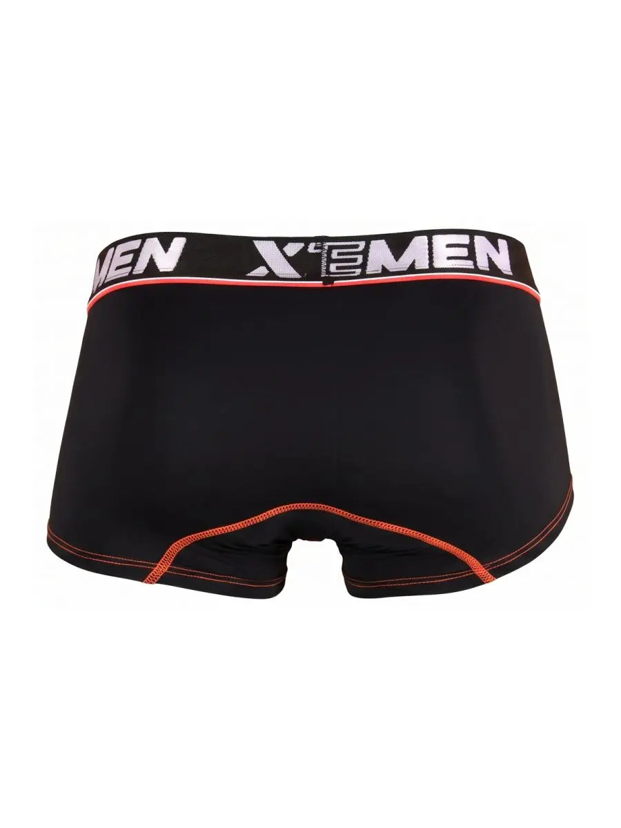 Xtremen 91265 Men's Underwear Sleek Microfiber Stretch Trunks Color Black