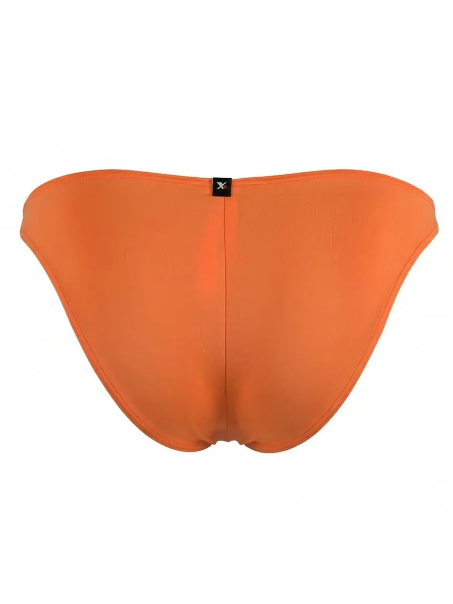 Xtremen 91267 남성용 마이크로파이버 비키니 언더웨어, 모던한 핏과 매끄러운 착용감, 오렌지 색상
