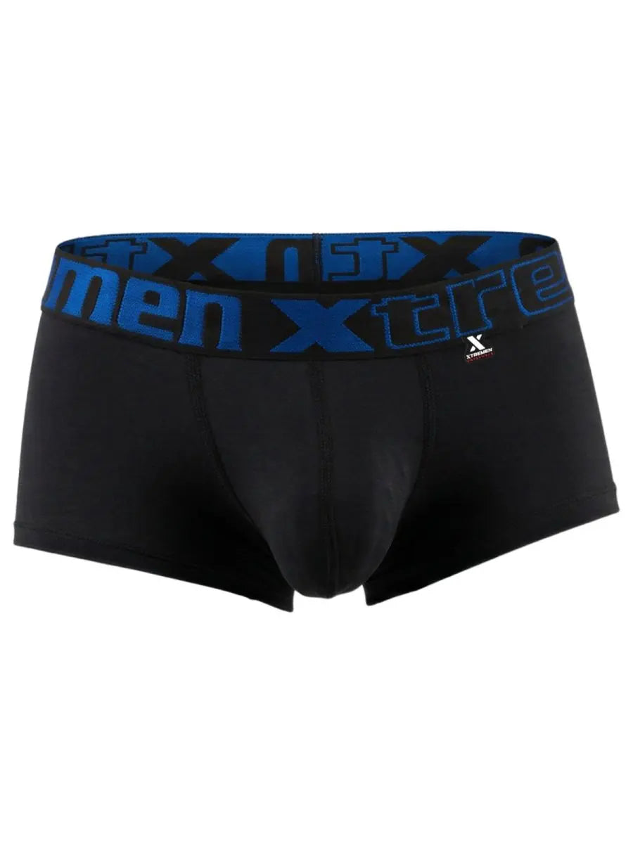 Xtremen 91272 남성 속옷 슬림 마이크로파이버 트렁크 색상 블랙