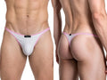Xtremen 91275 남성용 언더웨어 슬릭 마이크로파이버 티팬티 화이트