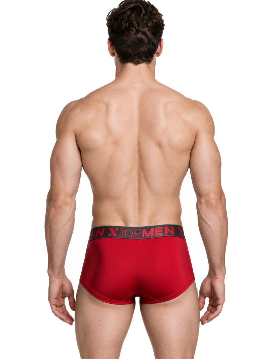 Xtremen 91280 Men's Underwear Sleek Microfiber Briefs Color Red