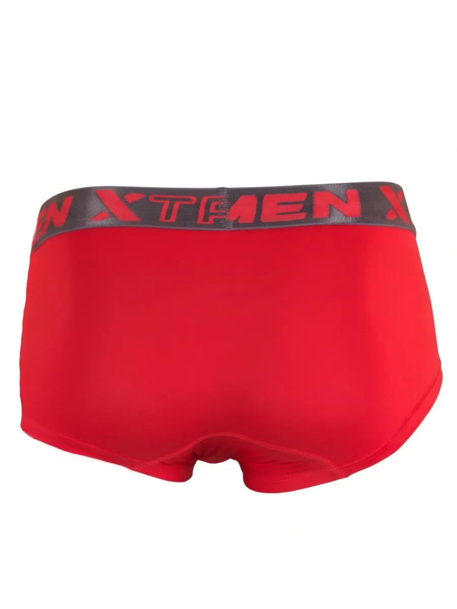 Xtremen 91280 Men's Underwear Sleek Microfiber Briefs Color Red