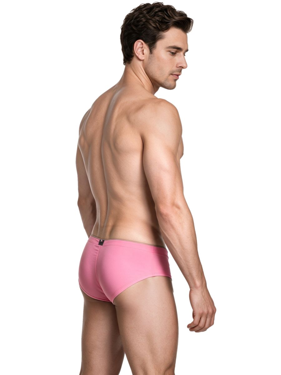 Xtremen 91285 Men's Underwear Sleek Microfiber Briefs Color Pink
