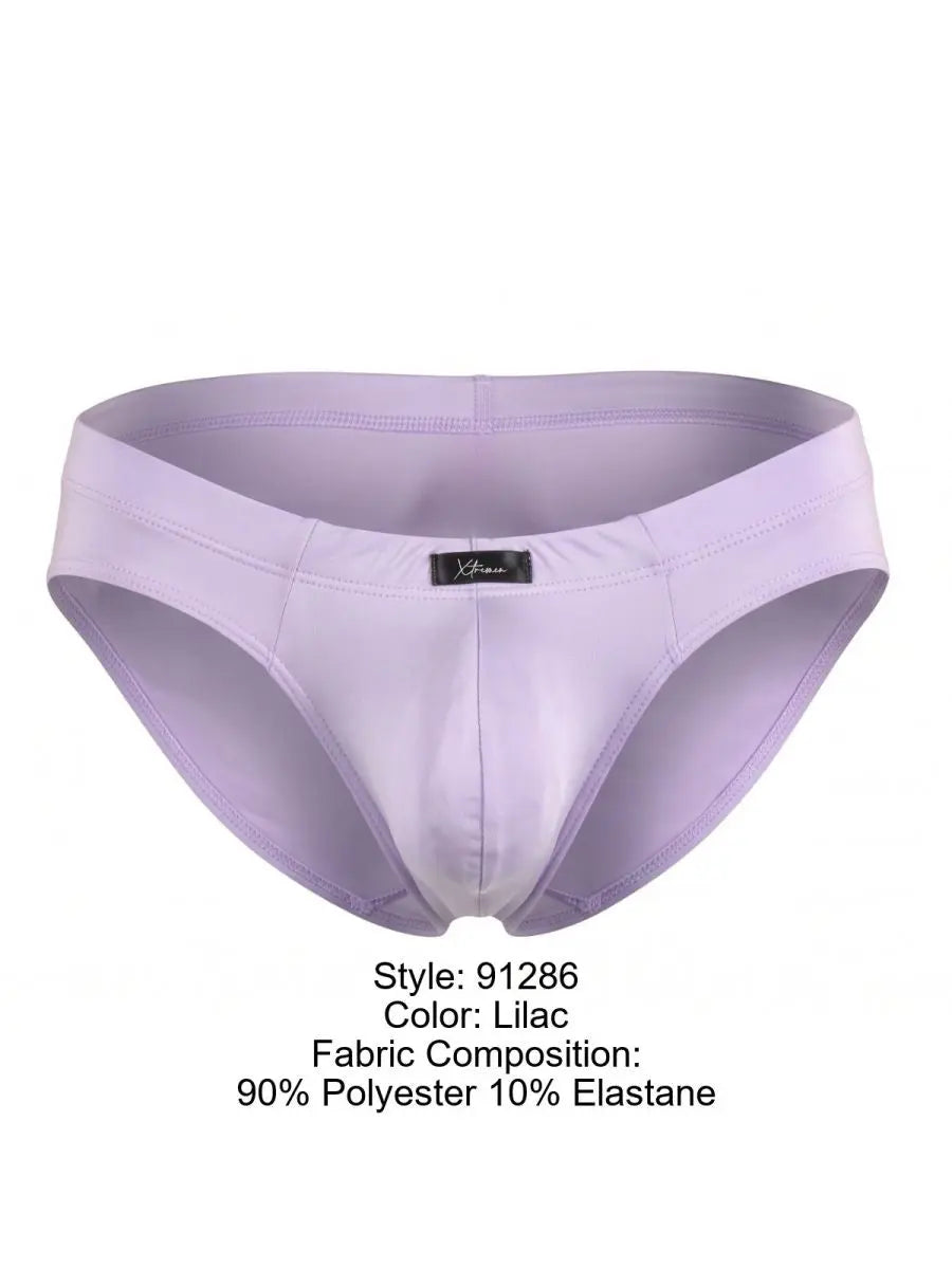 Xtremen 91286 Men's Underwear Sleek Microfiber Briefs Color Lilac