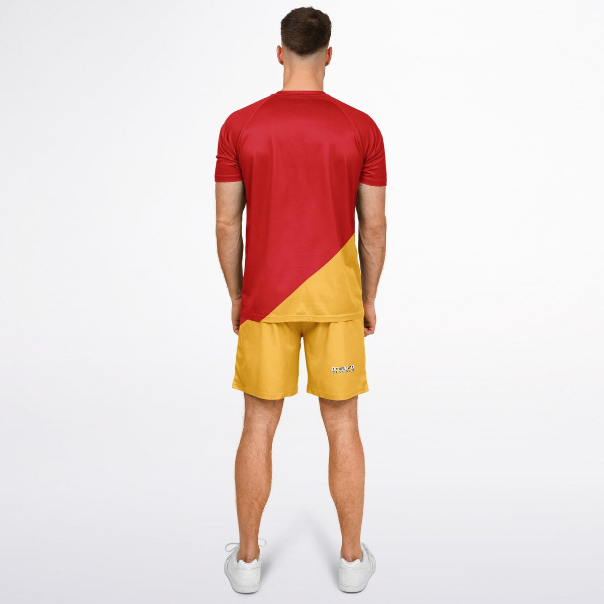 Maris Equi Signals "Man Overboard" Nautical Themed Shorts And Top Set for Men