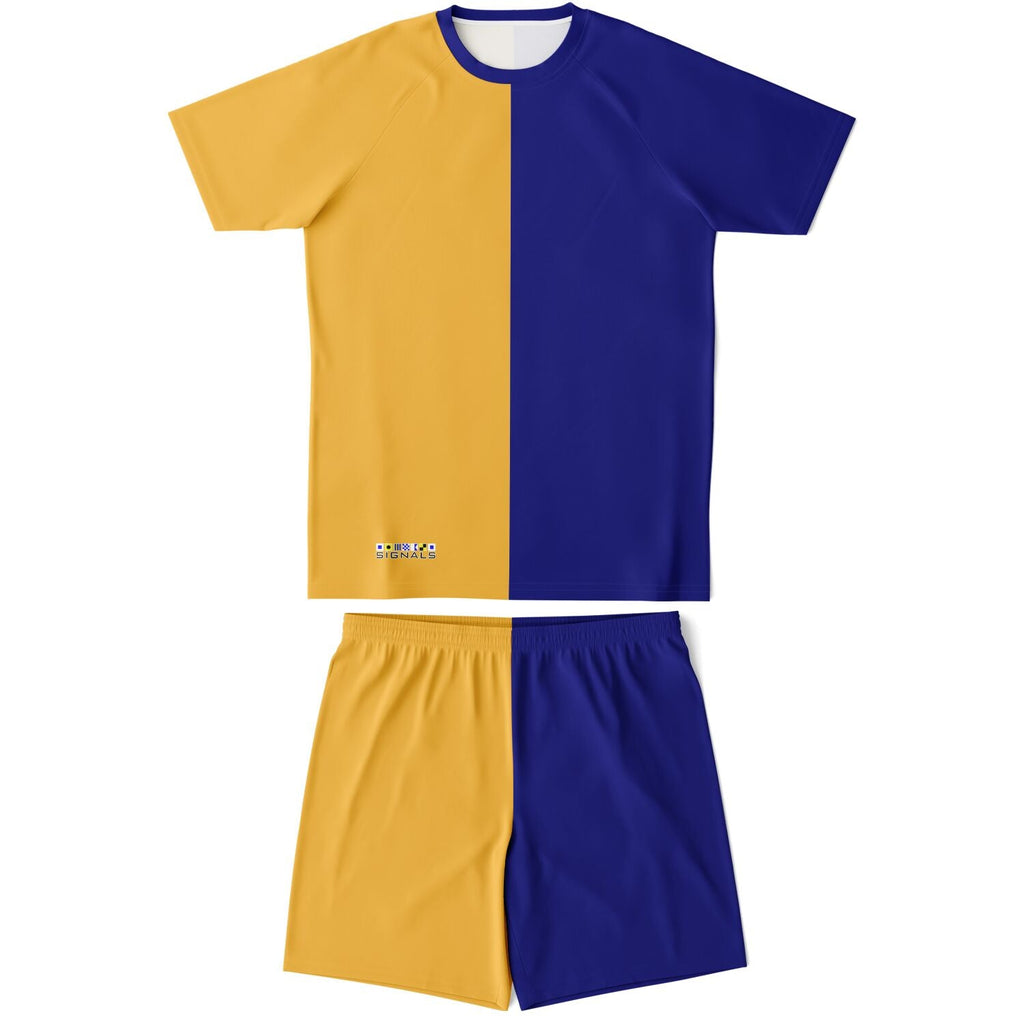 Maris Equi Signals "KILO" Nautical Theme Shorts And Top Set For Men
