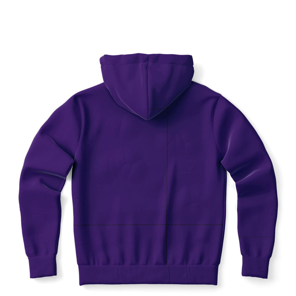 Maris Equi Men's Blue Tartan Zip-Up Hoodie
