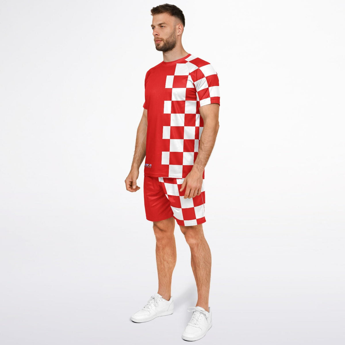 Maris Equi Men's Signals "DANGER" Nautical Signal Flag Inspired Shorts And Top Set