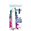 Clear 9 inch silicone dildo from crystal addiction clean and clear toy collection for intimate use