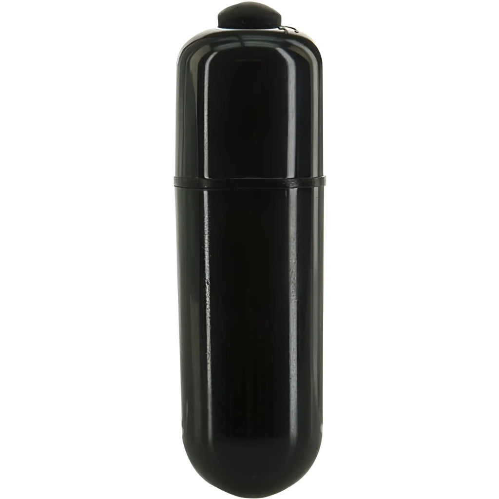 Black glossy plastic addiction pearl dildo 8.5 inch with rounded top and bottom in pearl white color