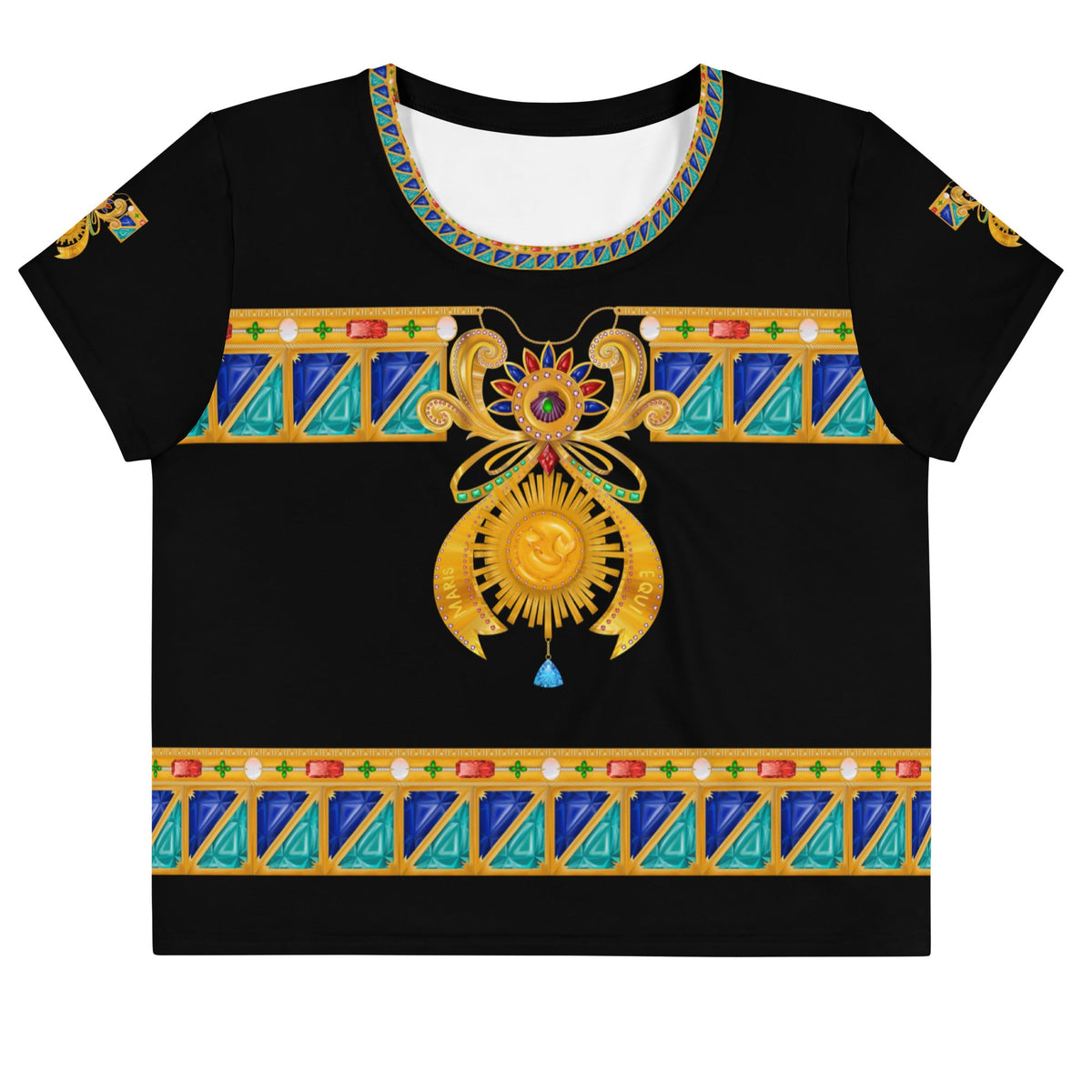 Maris Equi Men's Bejewelled Crop Tee Shirt