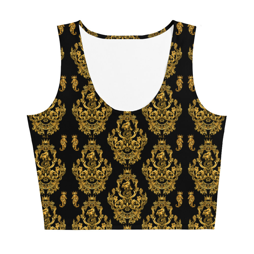 Maris Equi Gold Baroque Men's Crop Tank Top