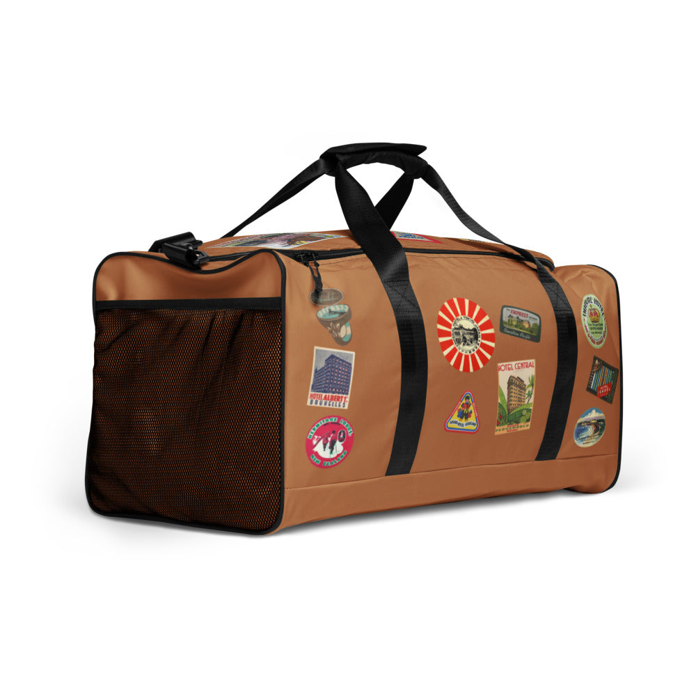 Maris Equi Men's Vintage Style World Travel Duffle
