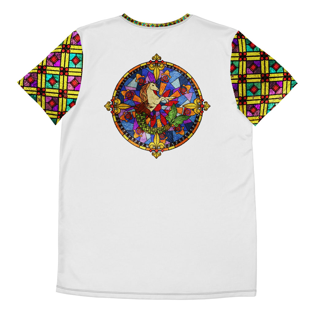 Maris Equi Stained Glass Men's Sport Shirt