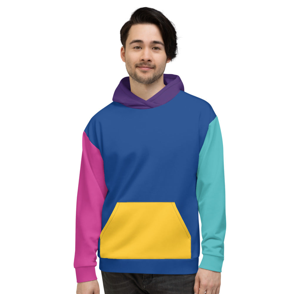 Maris Equi Colorful 90's Retro Unisex Hoodie 80's