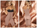 Beige Ann Chery 5147 Powernet Isabella shapewear bodysuit with black underbust cup and adjustable straps