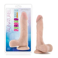 A nude-colored realistic silicone phallus-shaped toy from aunaturel called au naturel mr perfect