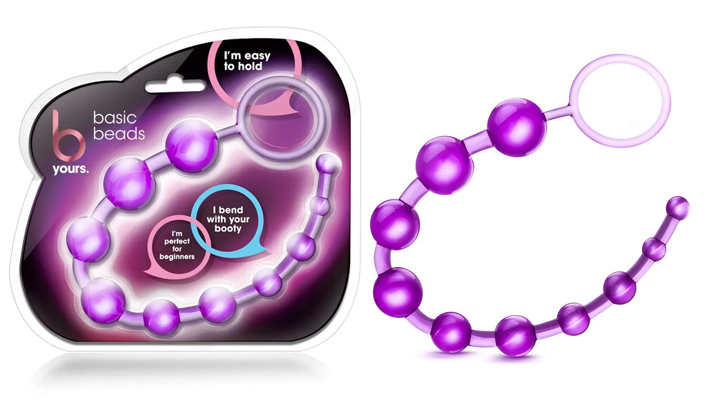 Purple silicone bead train with looped handle from basic beads yours b yours basic beads purple product