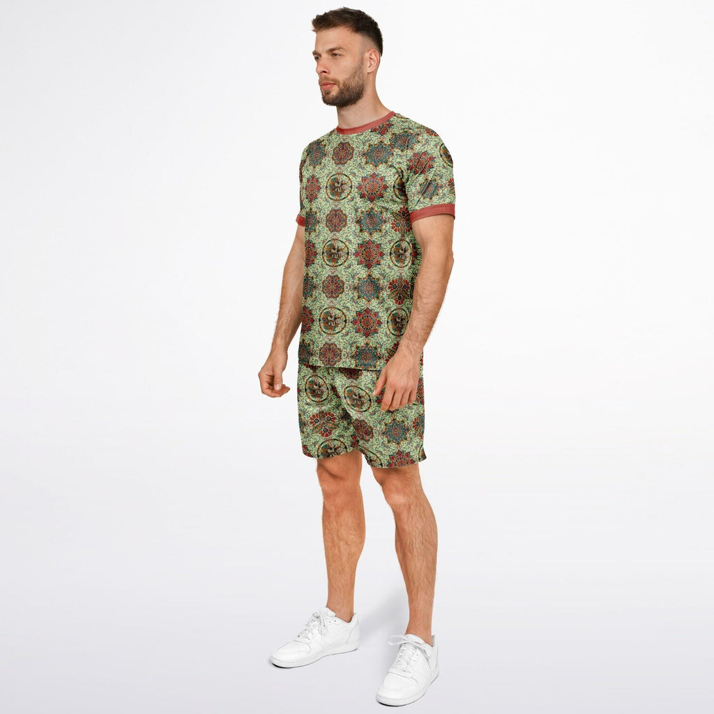 Maris Equi Mosaic Print Shorts and Top Set For Men