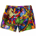 Maris Equi Stained Glass Seahorse Men's Swim Shorts