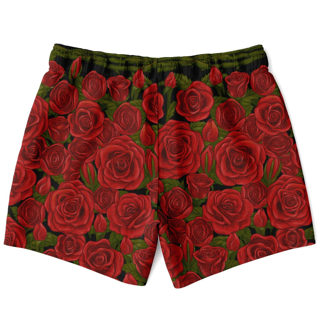 Maris Equi Rozen Red Rose Men's Swim Shorts