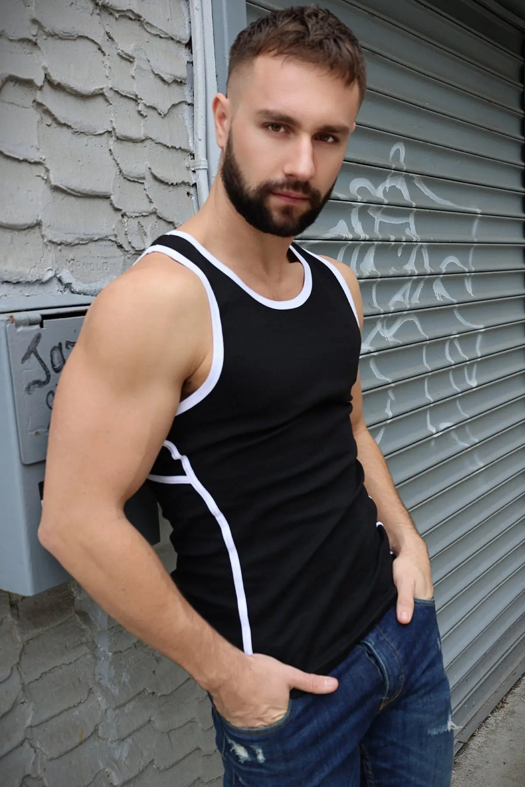 Breedwell Gay Men's Bare Essentials Rib Tank