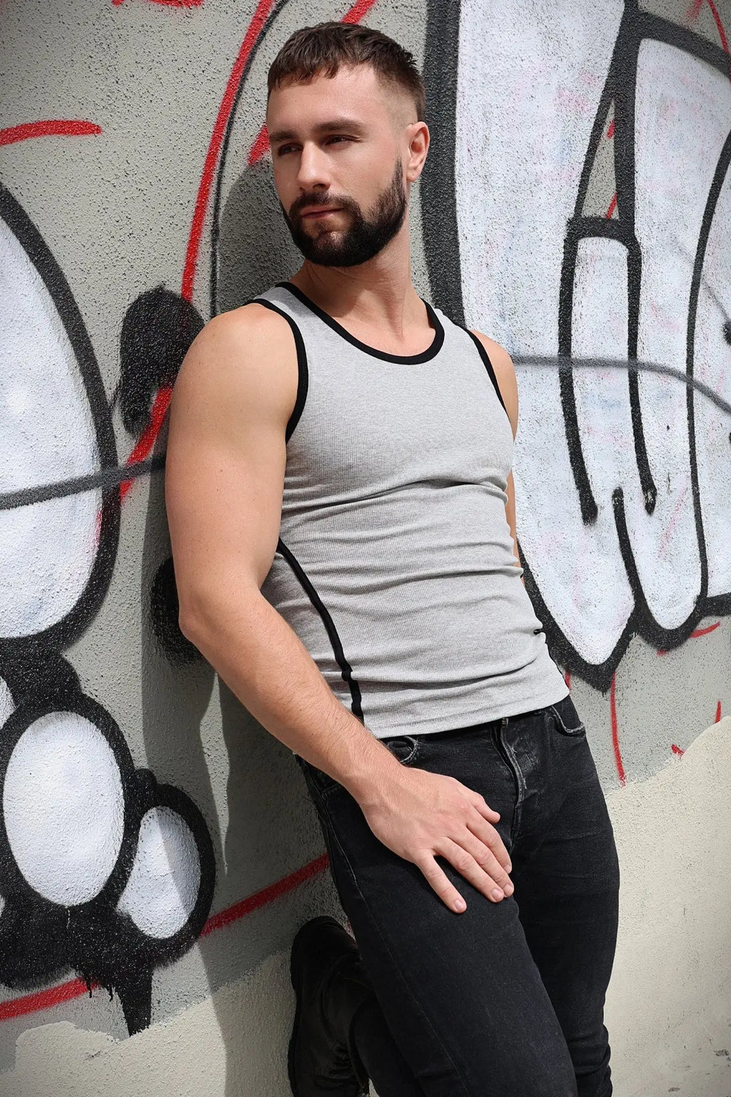 Breedwell Gay Men's Bare Essentials Rib Tank
