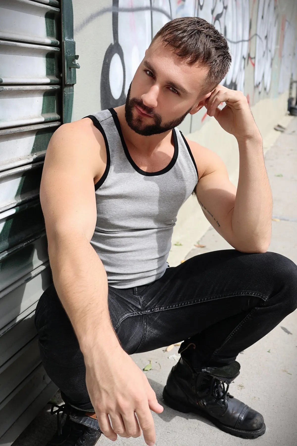 Breedwell Gay Men's Bare Essentials Rib Tank