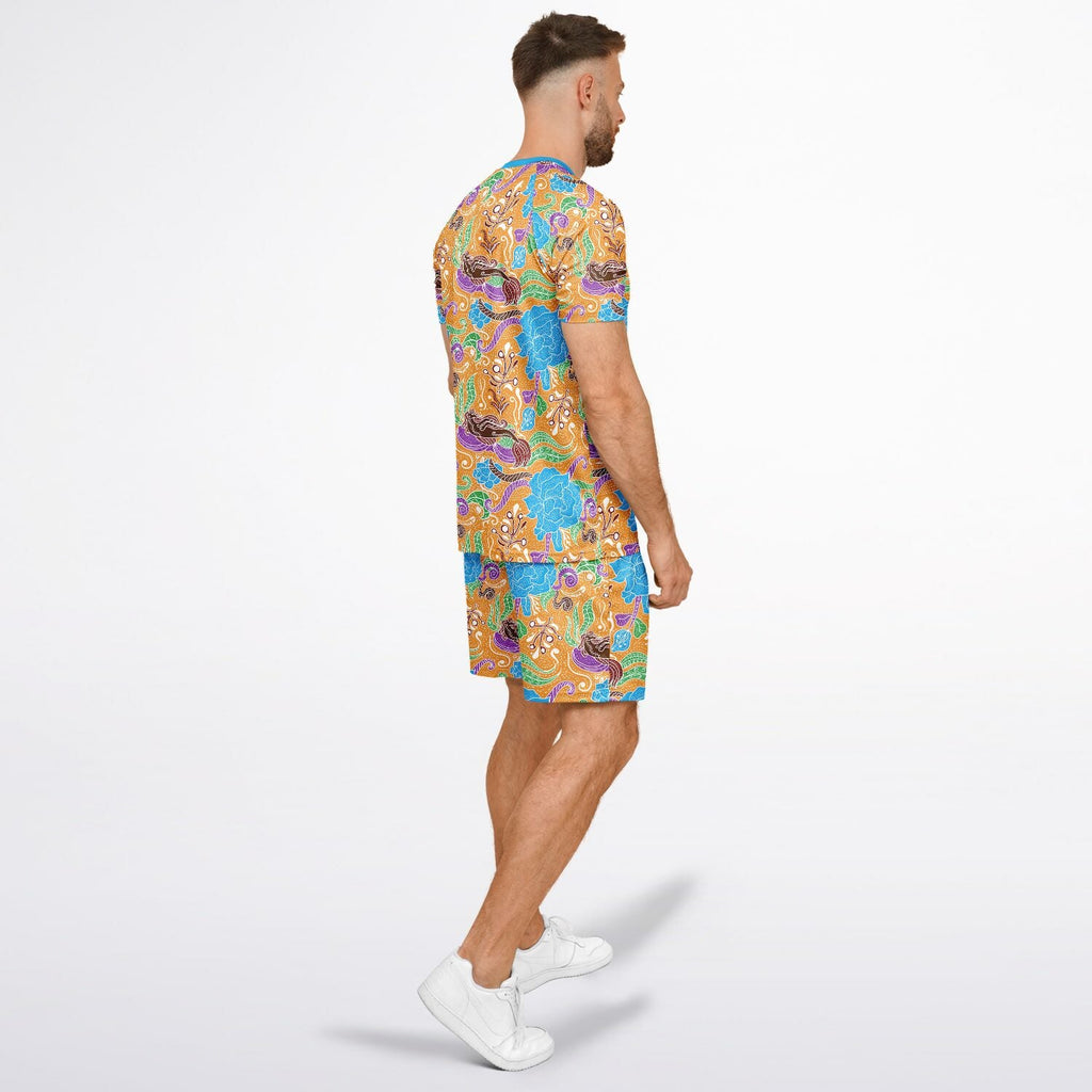 Maris Equi Batik Shorts and Top Set For Men