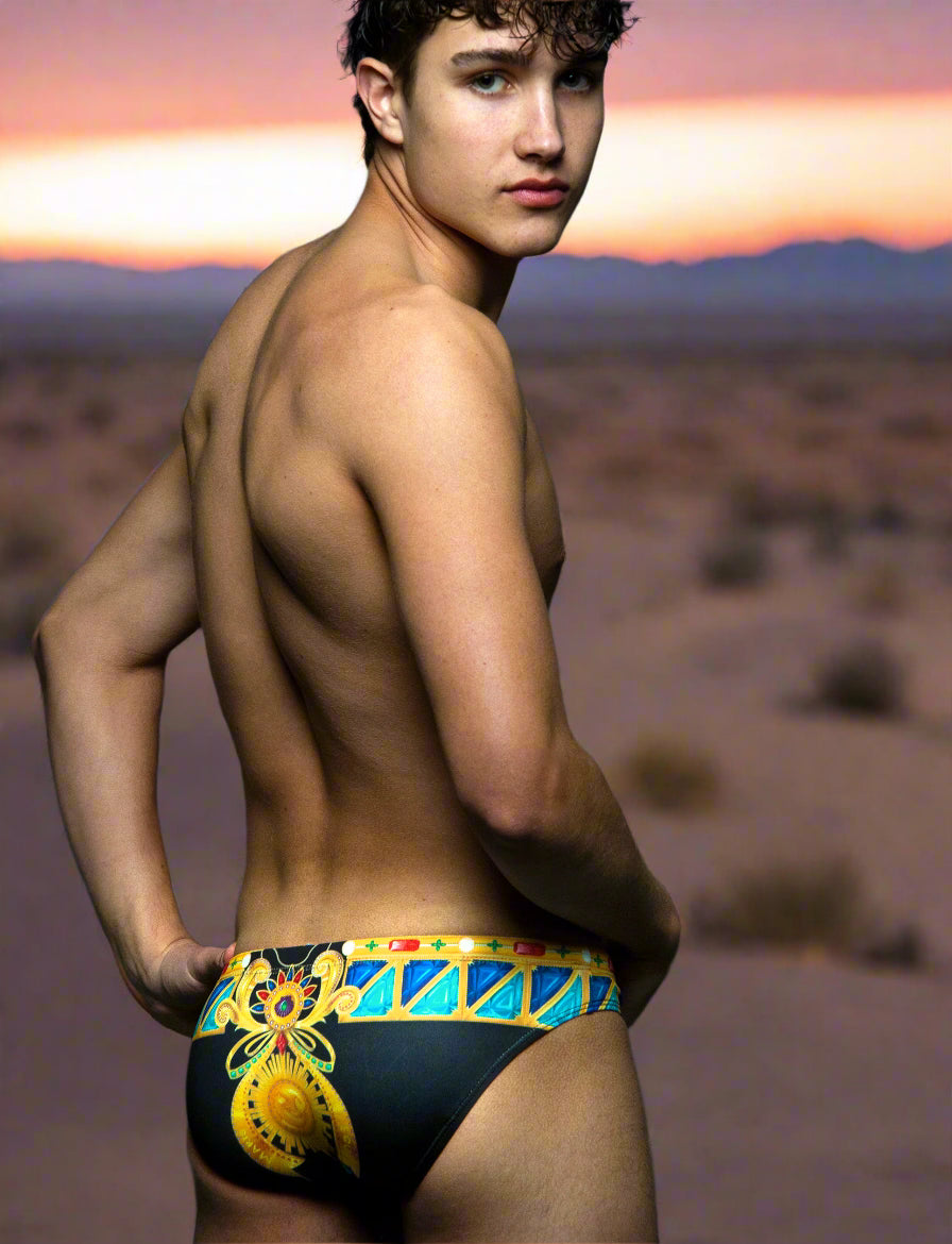 Maris Equi Bejeweled Men's Swim Briefs