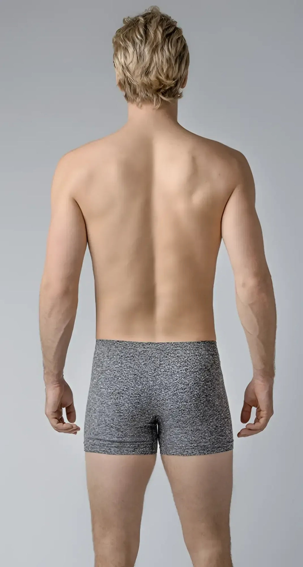 Gray heathered briefs with a snug form fitting design featured in best trunks for comfortable everyday wear