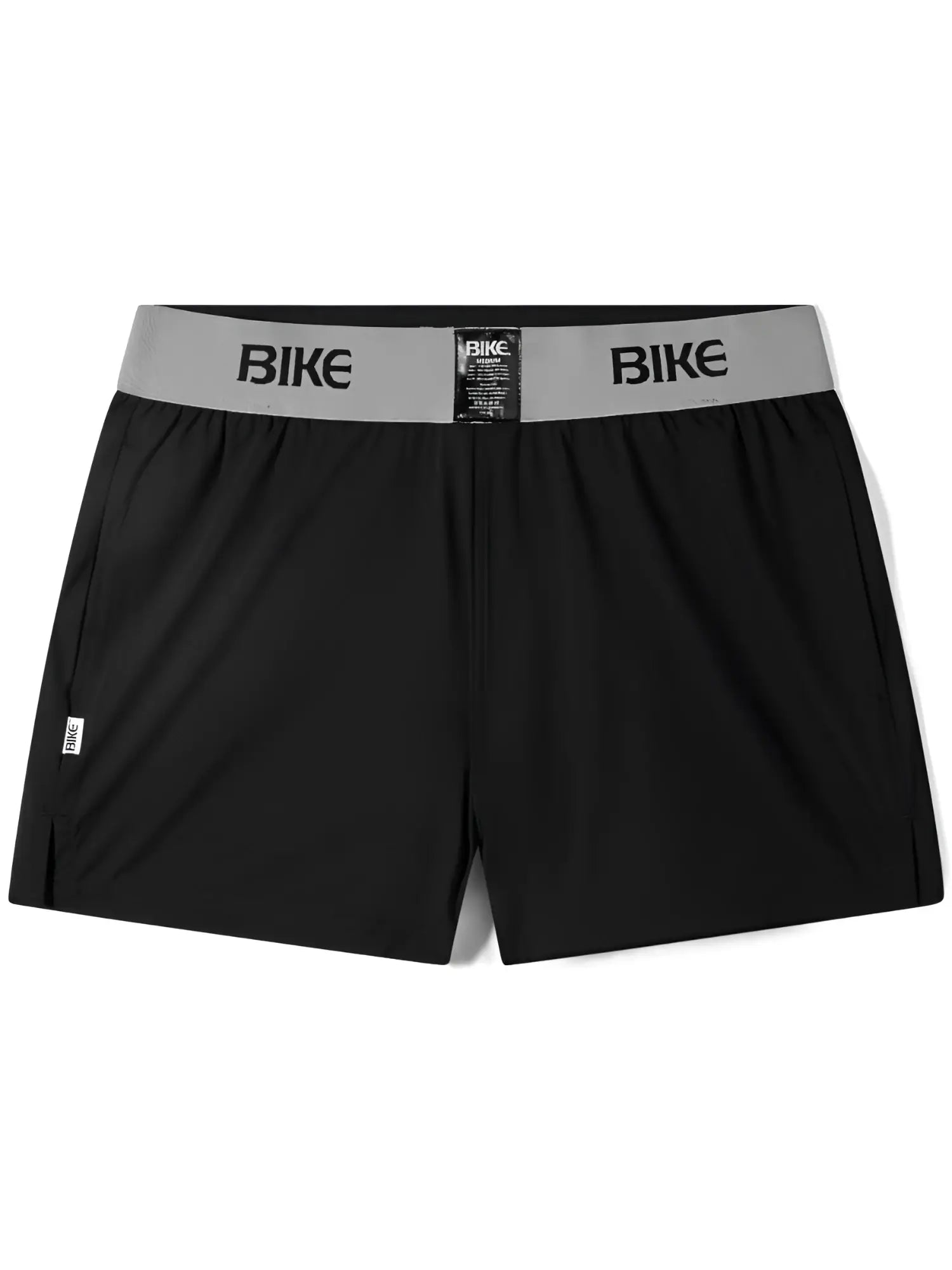 Front view of BIKE Athletic BAM216 Jock Short in black.