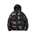 Gloss Black Warm Puffer Jacket
