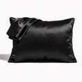 Satin Pillowcase Set - Black