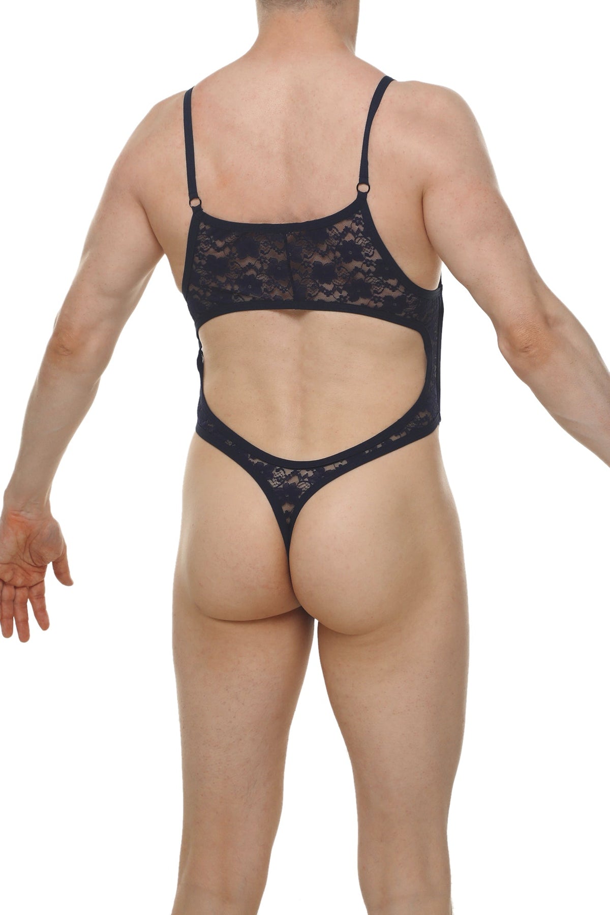 PetitQ Bodythong Campsat Lace Navy