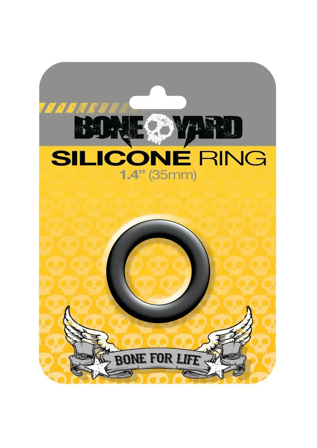 Boneyard boneyard silicone ring 35mm black featuring smooth flexible texture and simple circular design