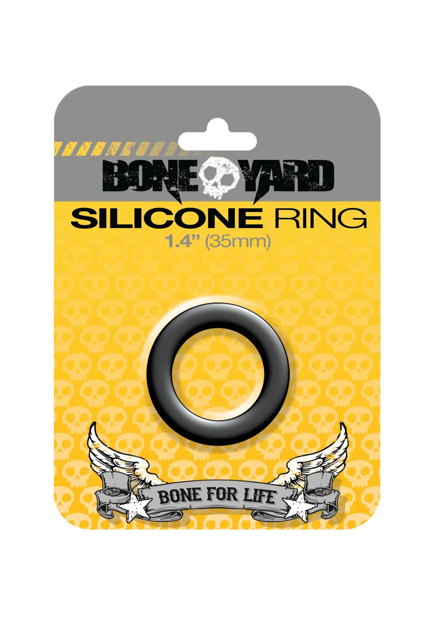 Boneyard boneyard silicone ring 35mm black featuring smooth flexible texture and simple circular design