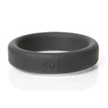 Black boneyard silicone ring 40mm with matte finish and 40 engraved on the inner surface
