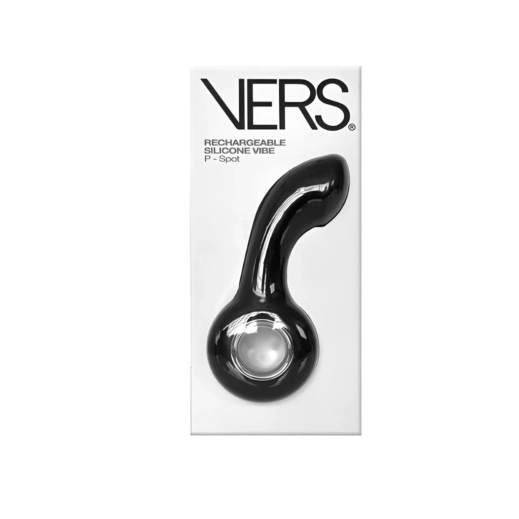 Black silicone rechargeable boneyard vers12 mode usb g spot vibe with a glossy finish and clear rounded head