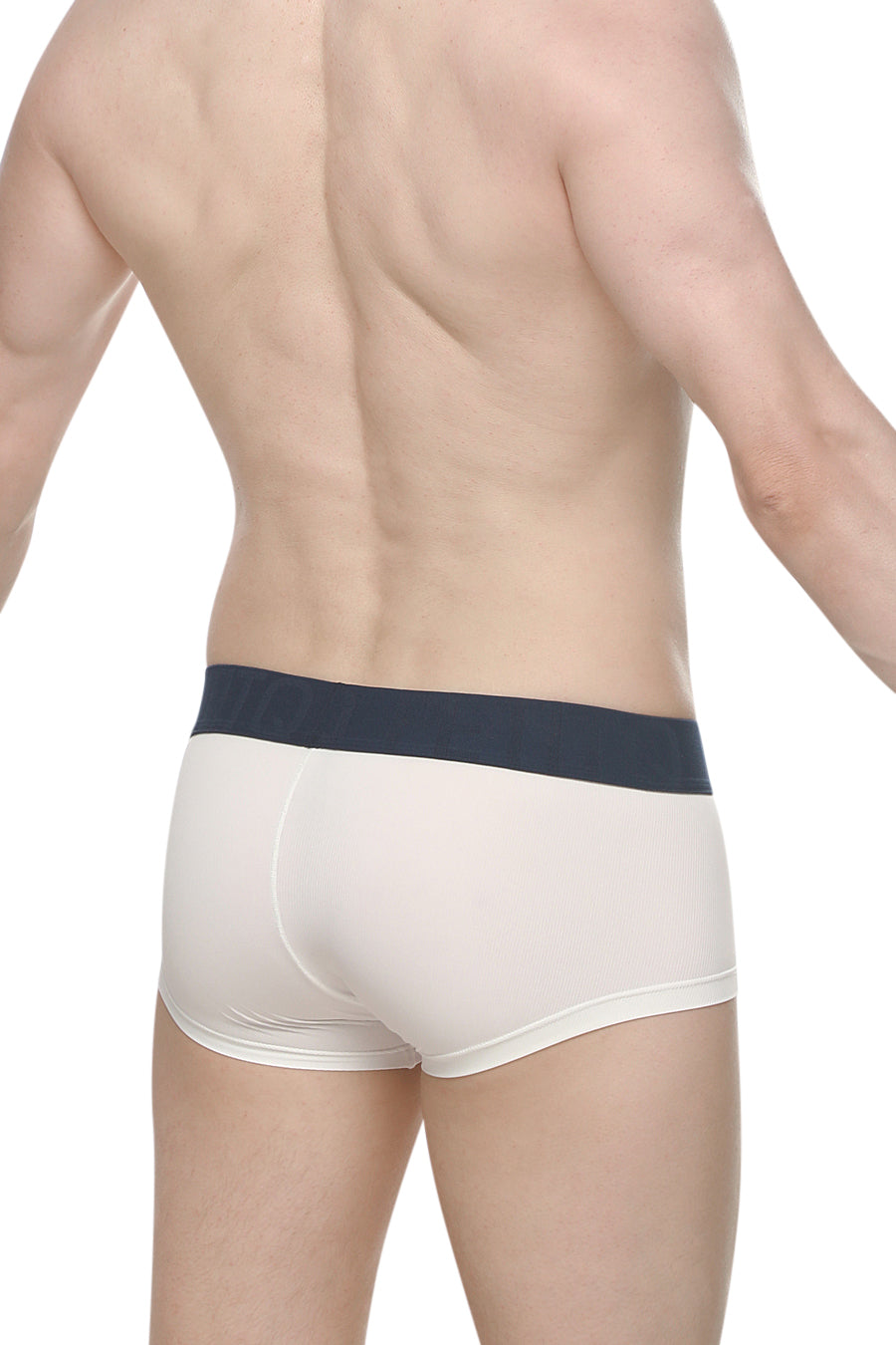 PetitQ Men's Boxer Chillax Rib White