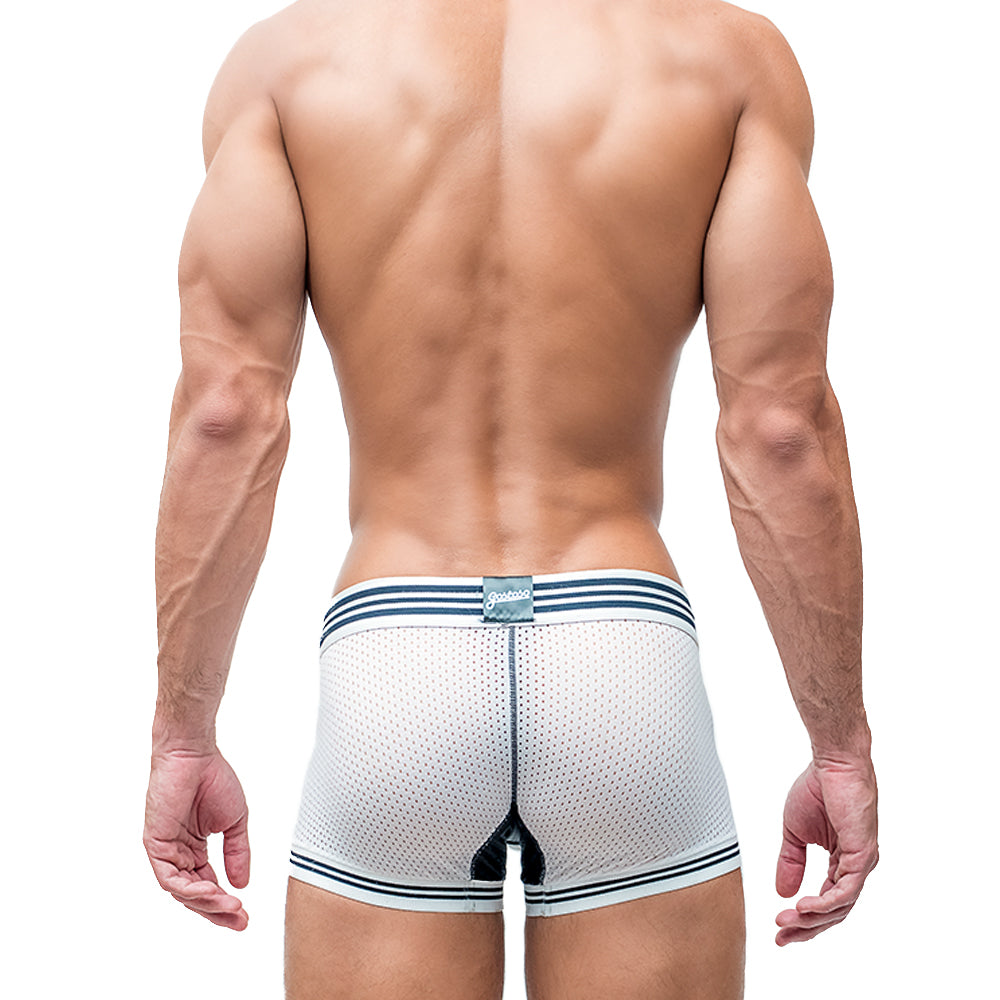 CA-RIO-CA Gostoso Underwear - Mesh Boxer Brief White Underwear