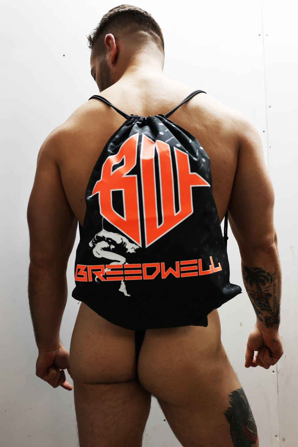Breedwell Gay Men's Breedwell Logo Drawstring Bag