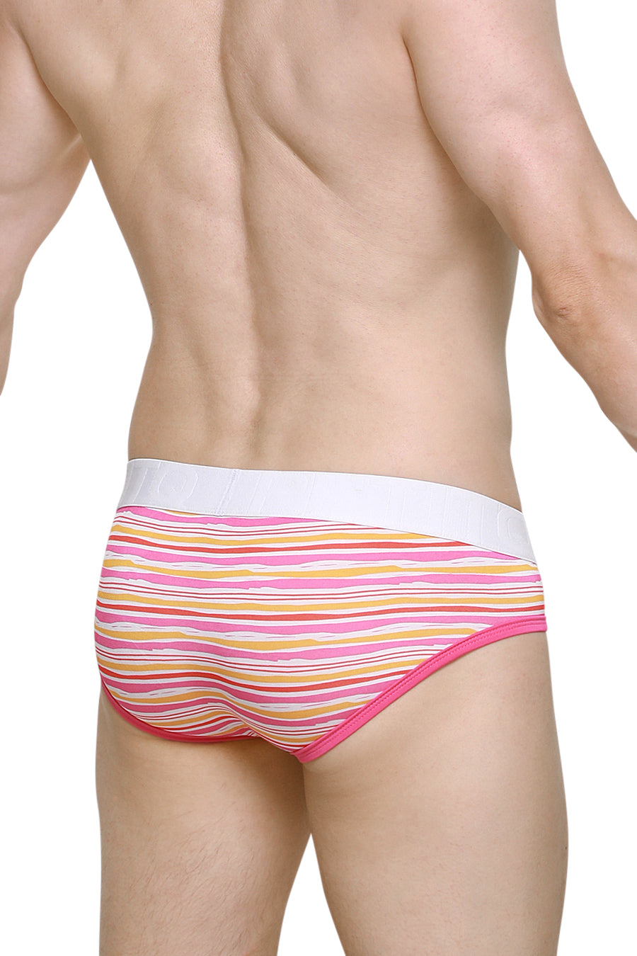 PetitQ Men's Brief Andrew Sunset Stripes