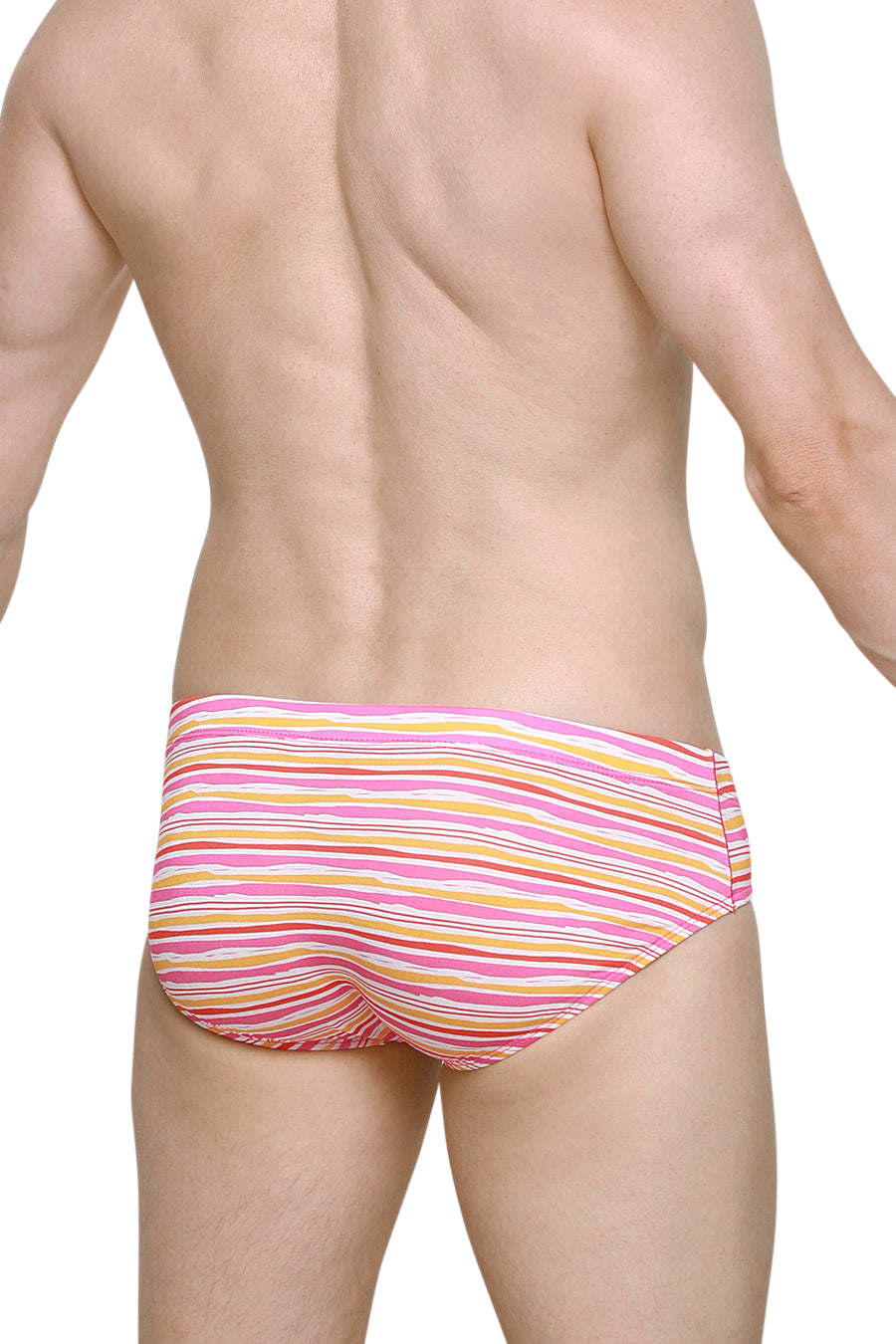 PetitQ Men's Brief Ansan Sunset Stripes