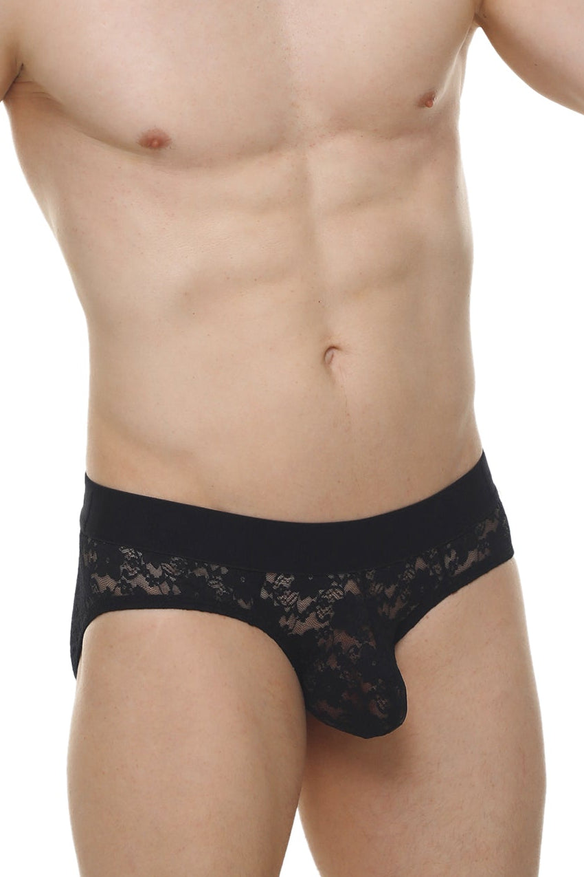 PetitQ Brief Dome Lace Black